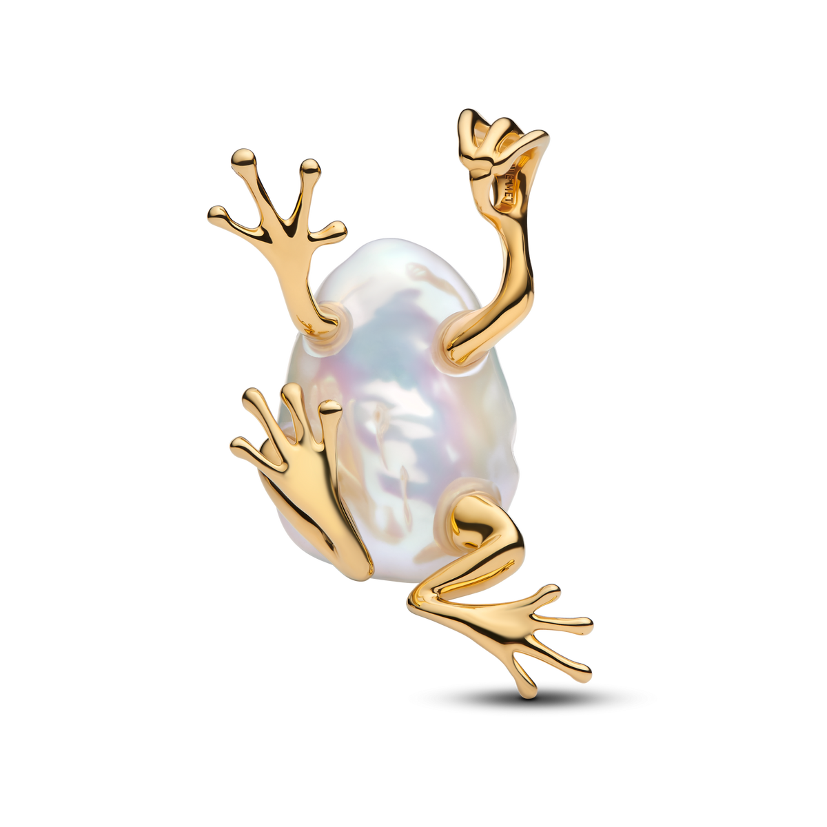 Treated Freshwater Cultured Baroque Pearl Oversized Frog Pendant