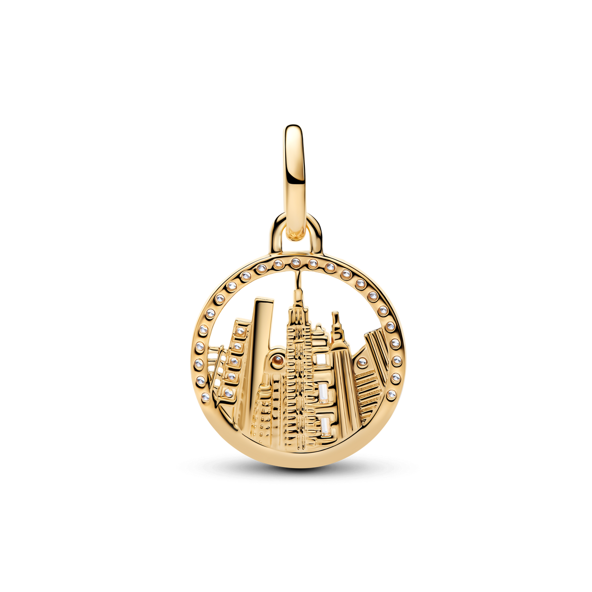 New York Skyline Dangle Charm