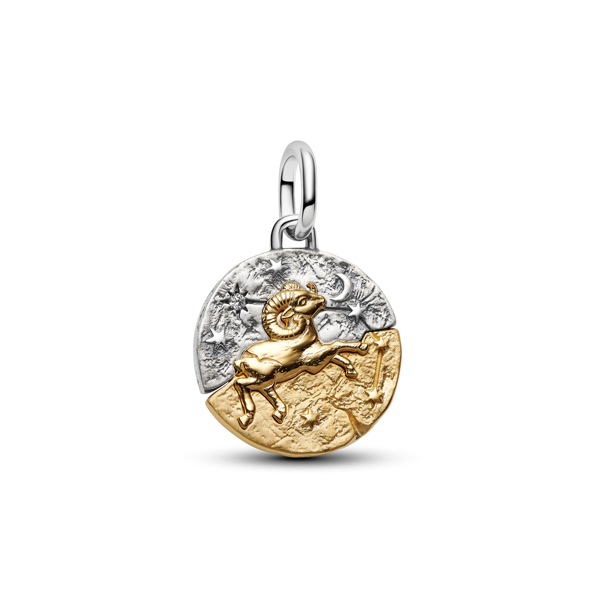 Aries Zodiac Medallion Charm