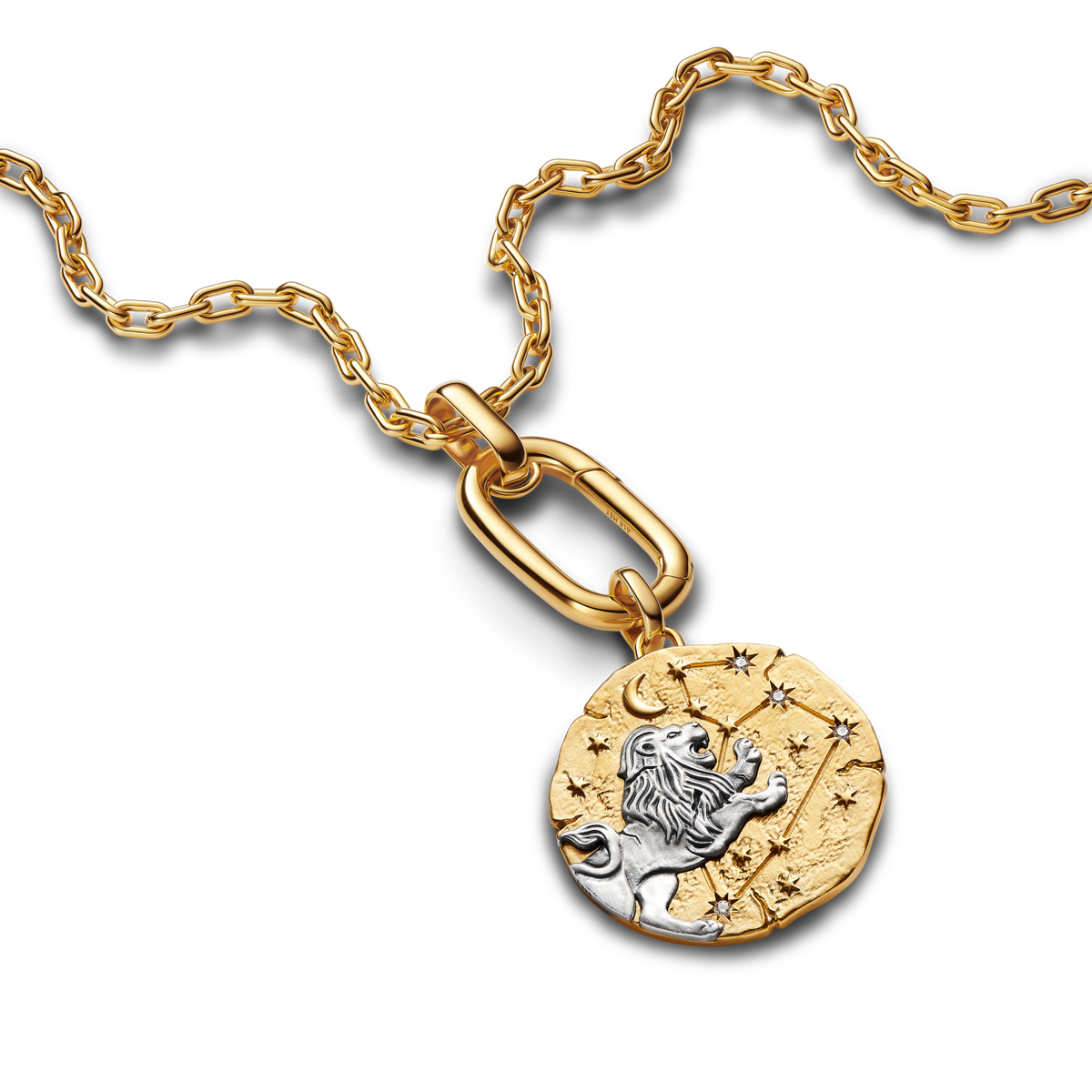 Leo Zodiac Oversized Medallion Charm