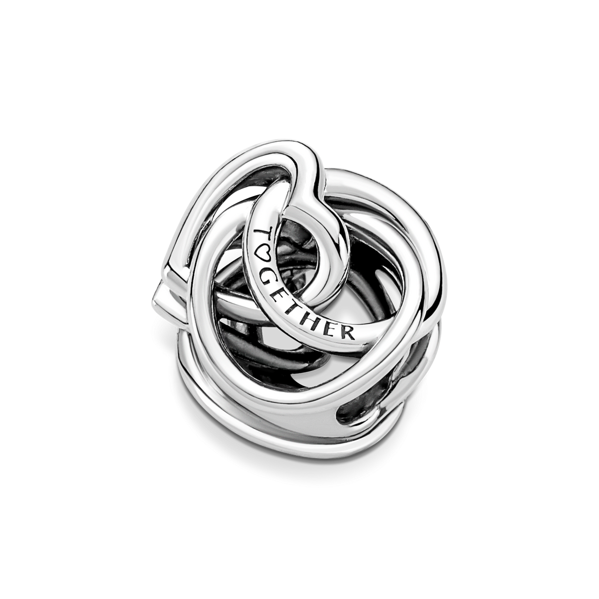Family Always Encircled Heart Charm