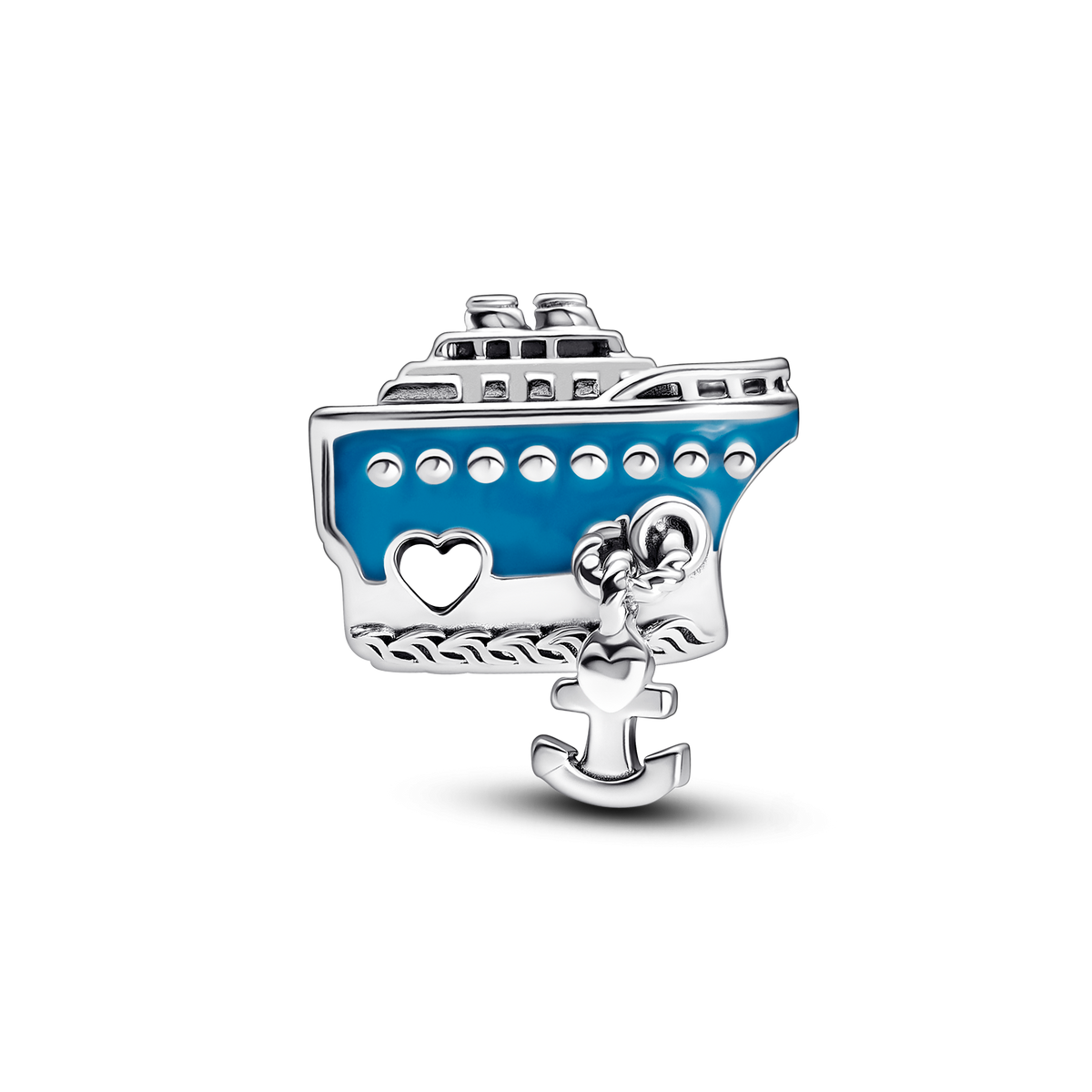 Anchored Cruise Ship Charm