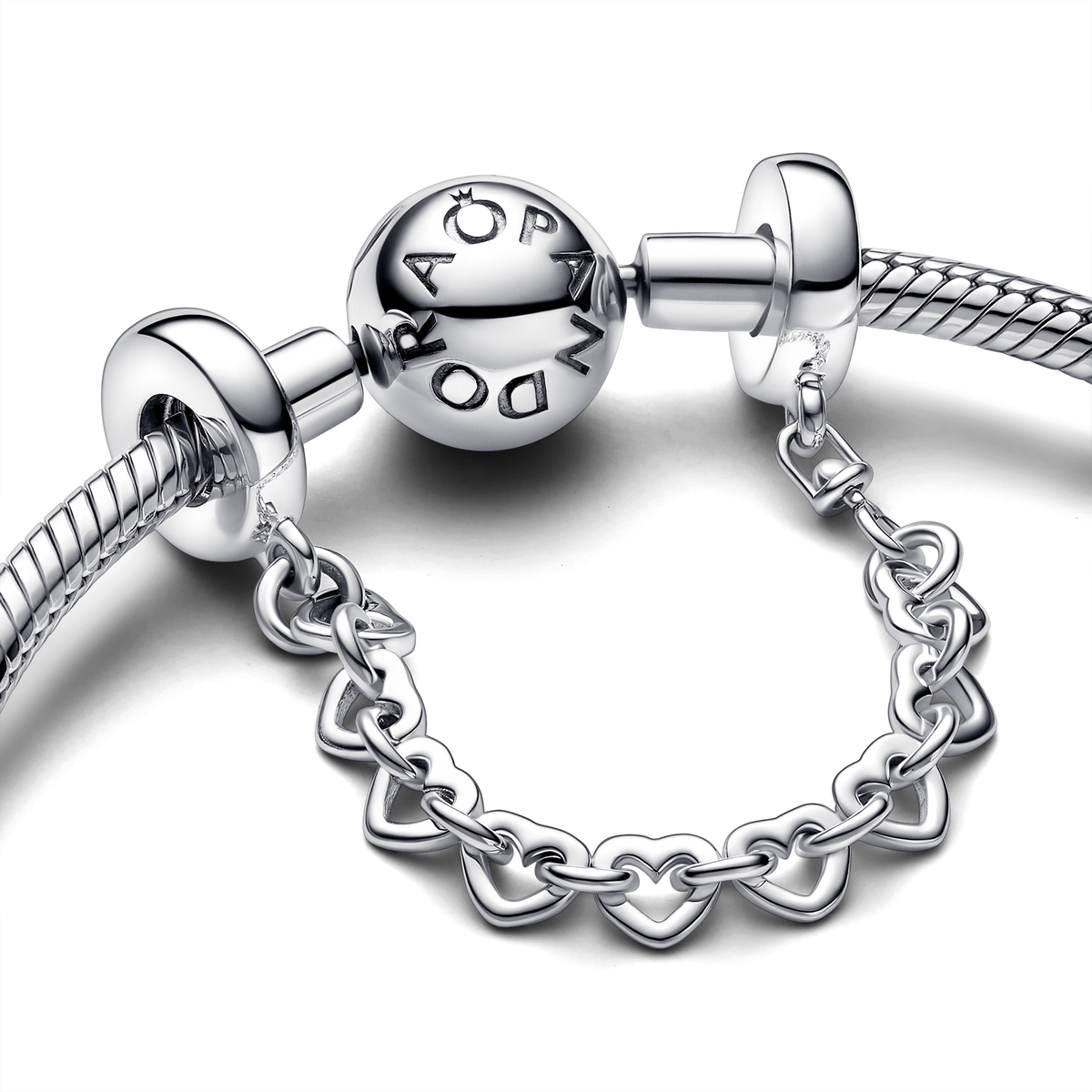 Linked Hearts Safety Chain