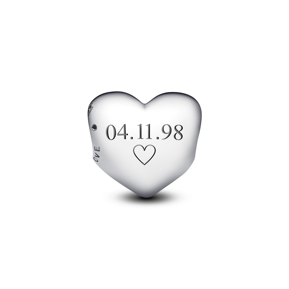 Be Love Engravable Heart Charm