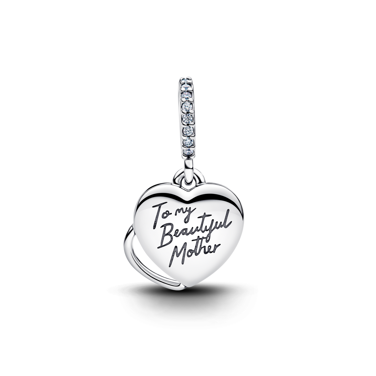 Beautiful Mother Double Dangle Charm