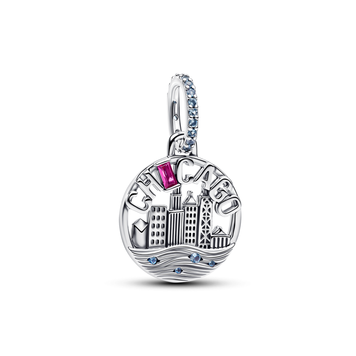 Chicago Skyline Dangle Charm
