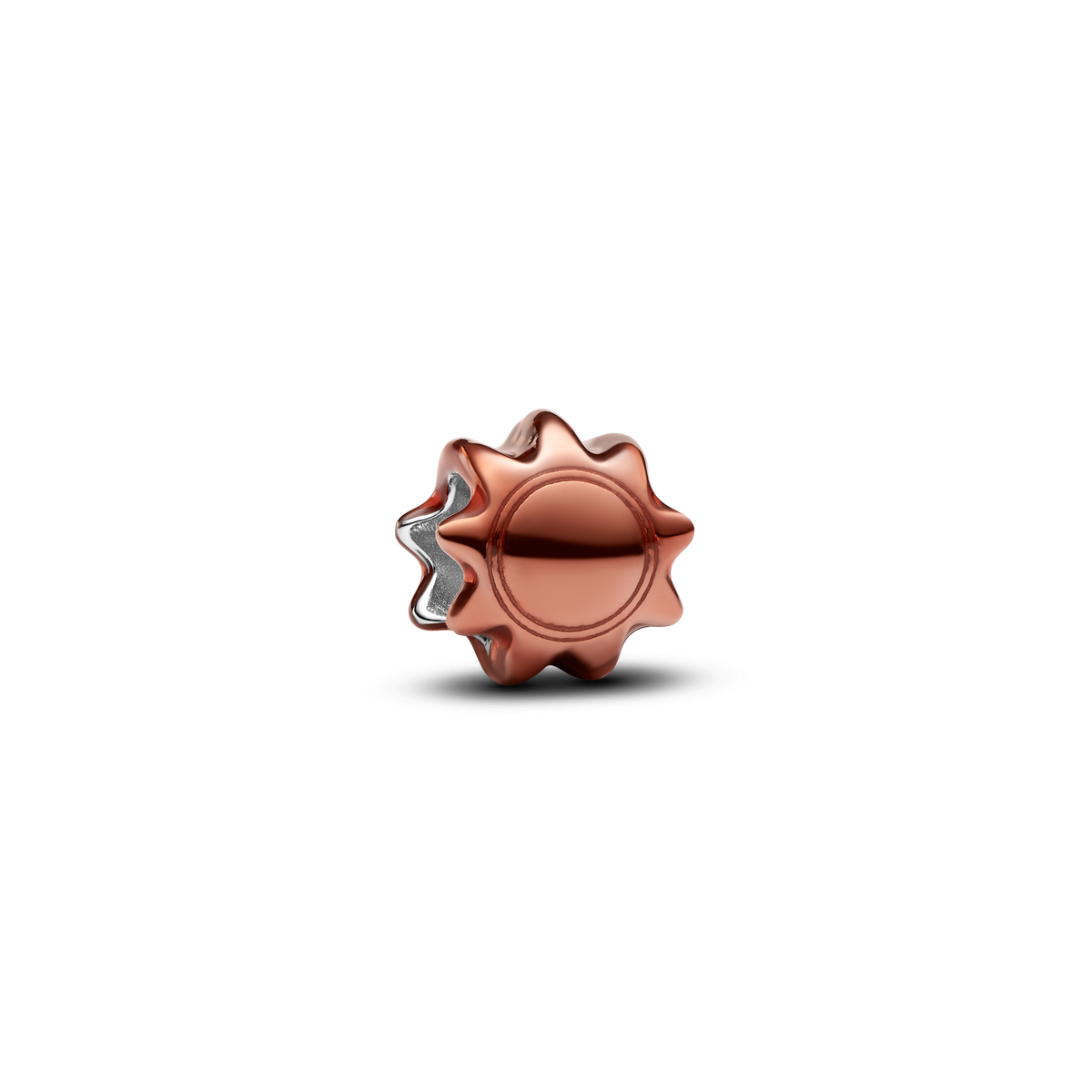 Orange Sun Mini Charm