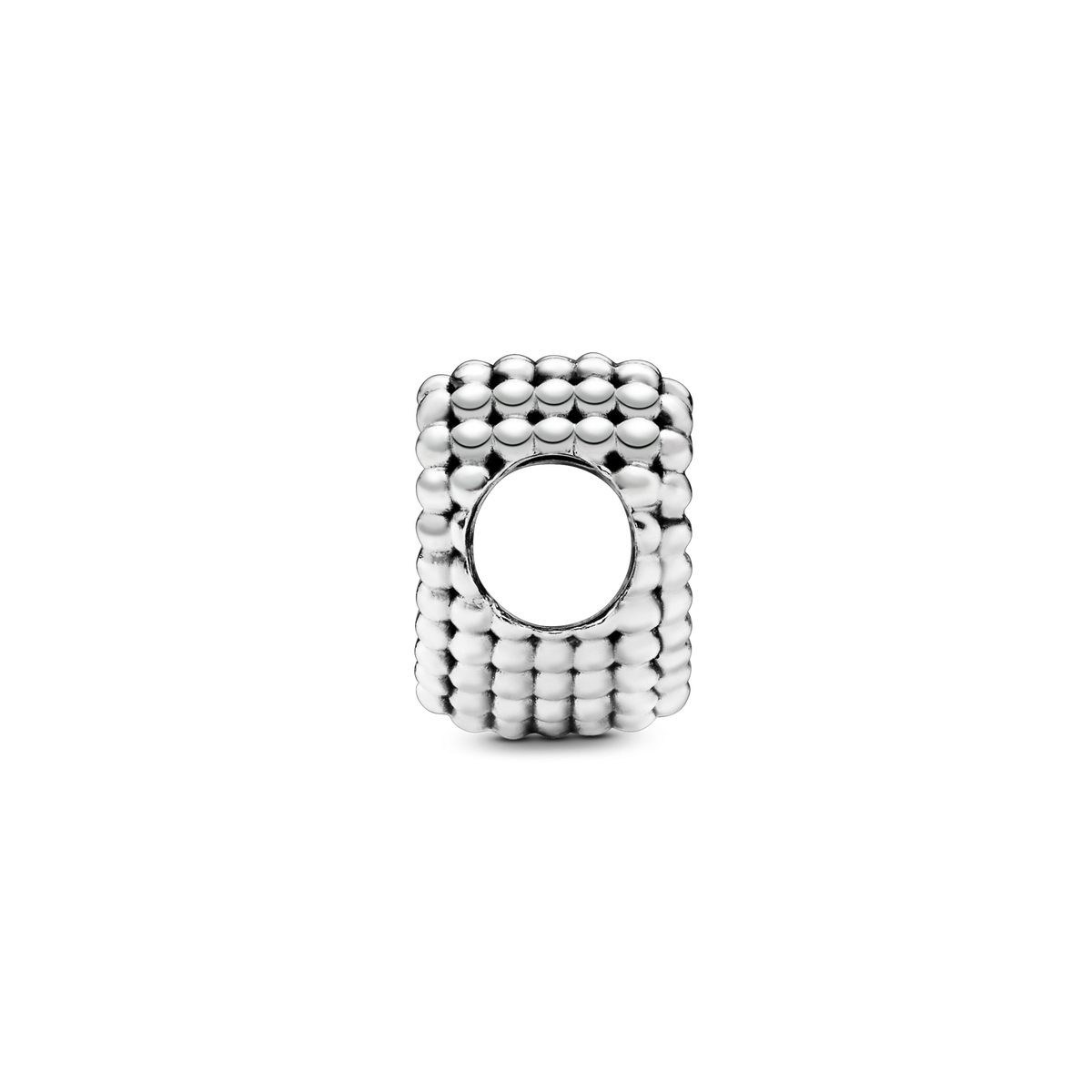 Beaded Open Heart Charm