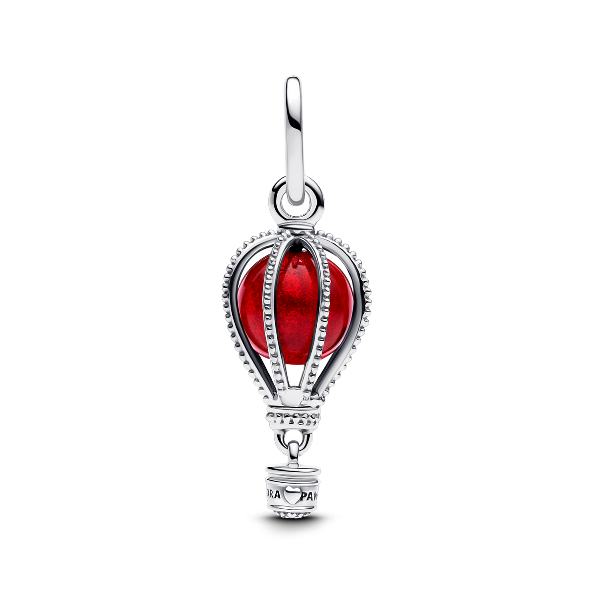 Hot Air Balloon Murano Glass Dangle Charm
