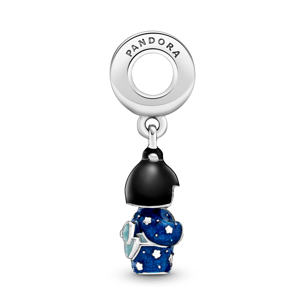 Japanese Doll in Blue Kimono Dangle Charm