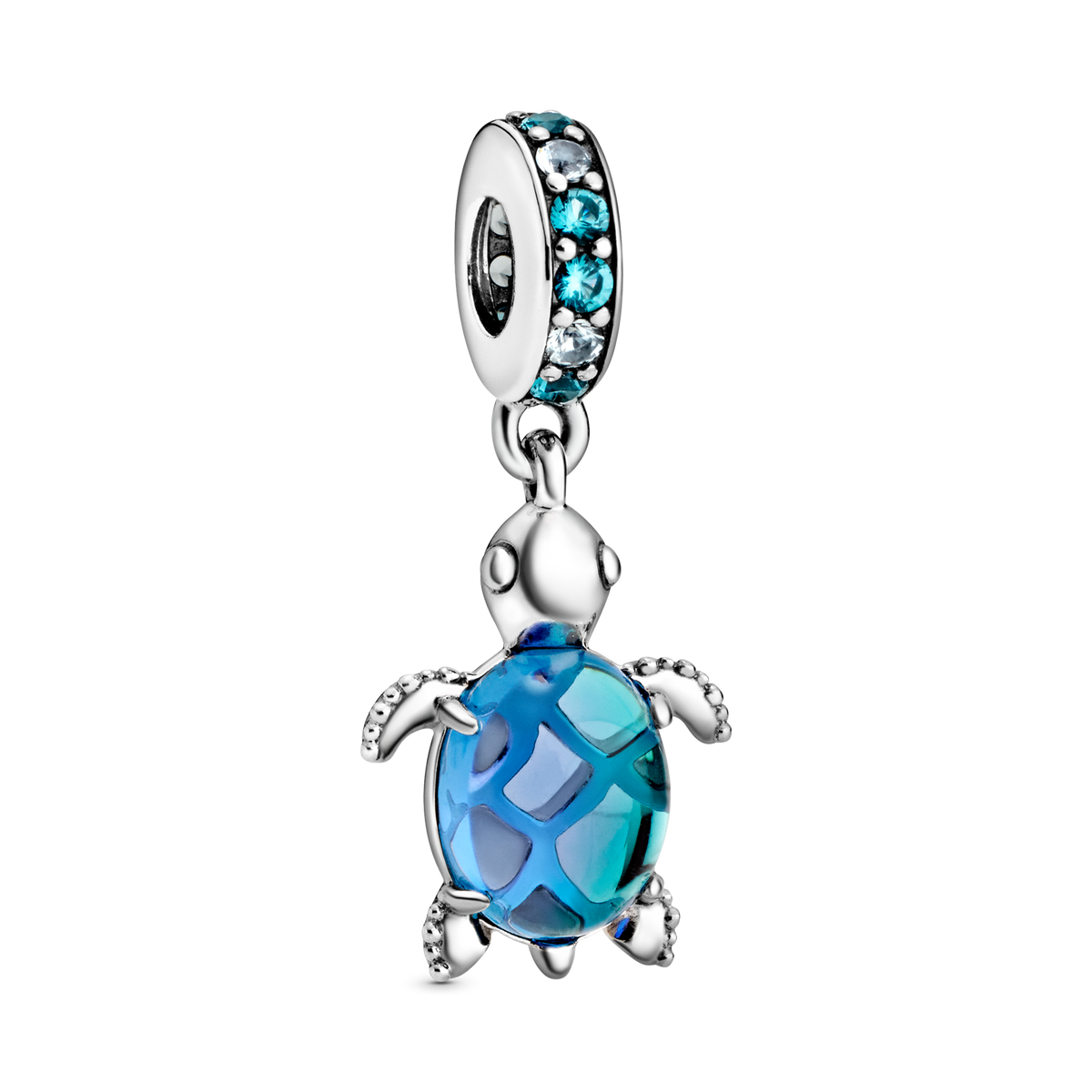 Murano Glass Sea Turtle Dangle Charm
