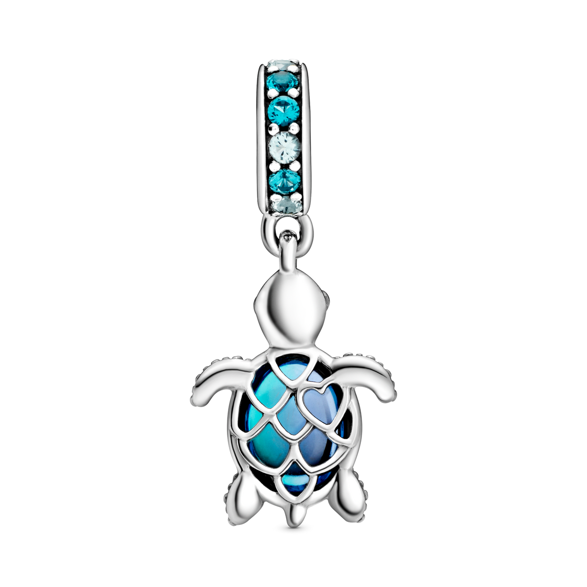 Murano Glass Sea Turtle Dangle Charm