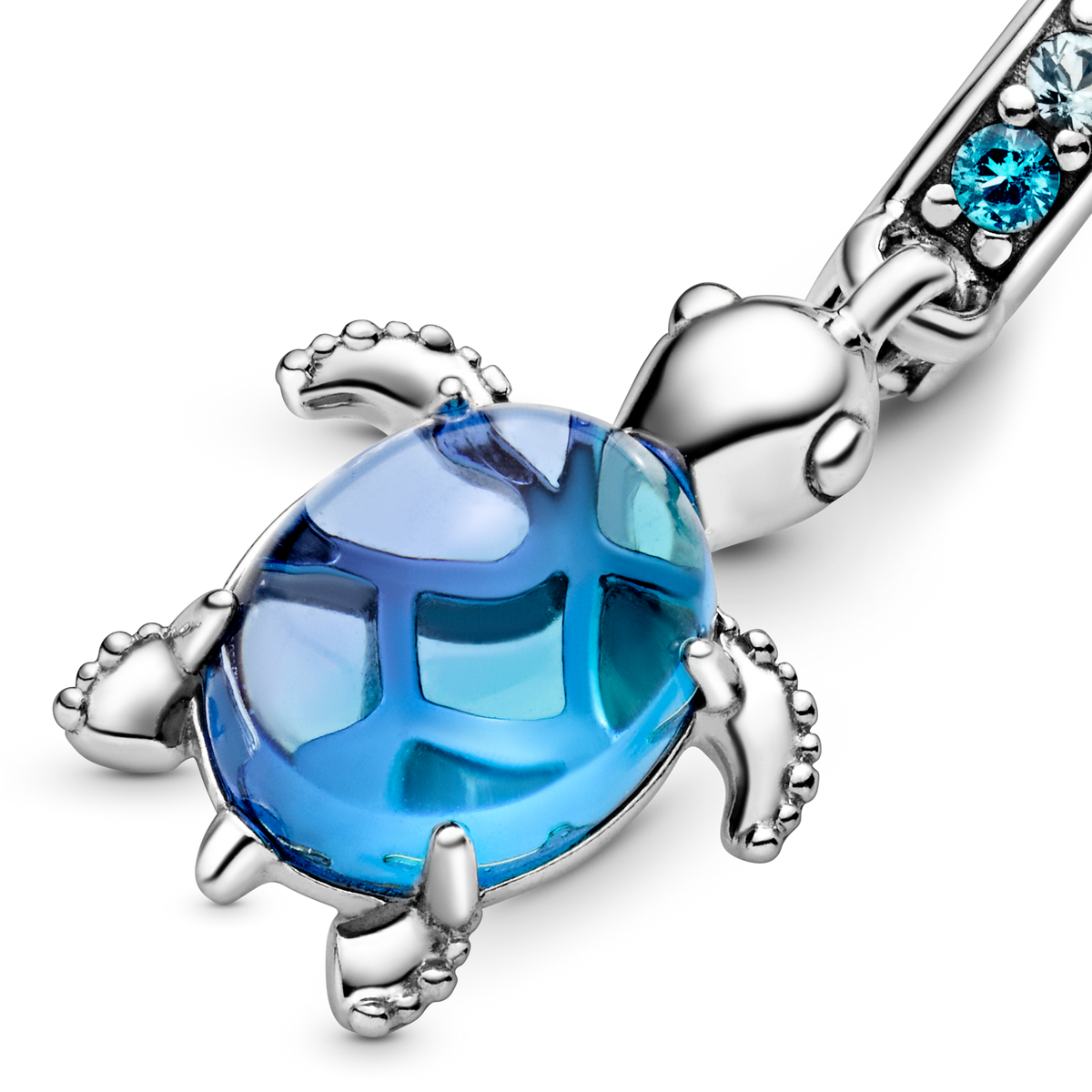 Murano Glass Sea Turtle Dangle Charm