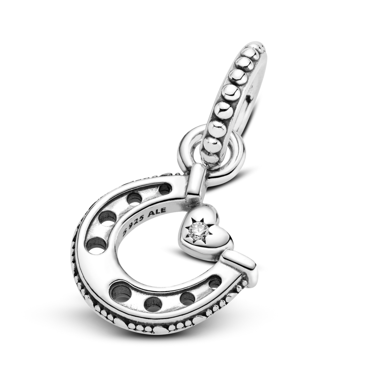 Good Luck Horseshoe Dangle Charm