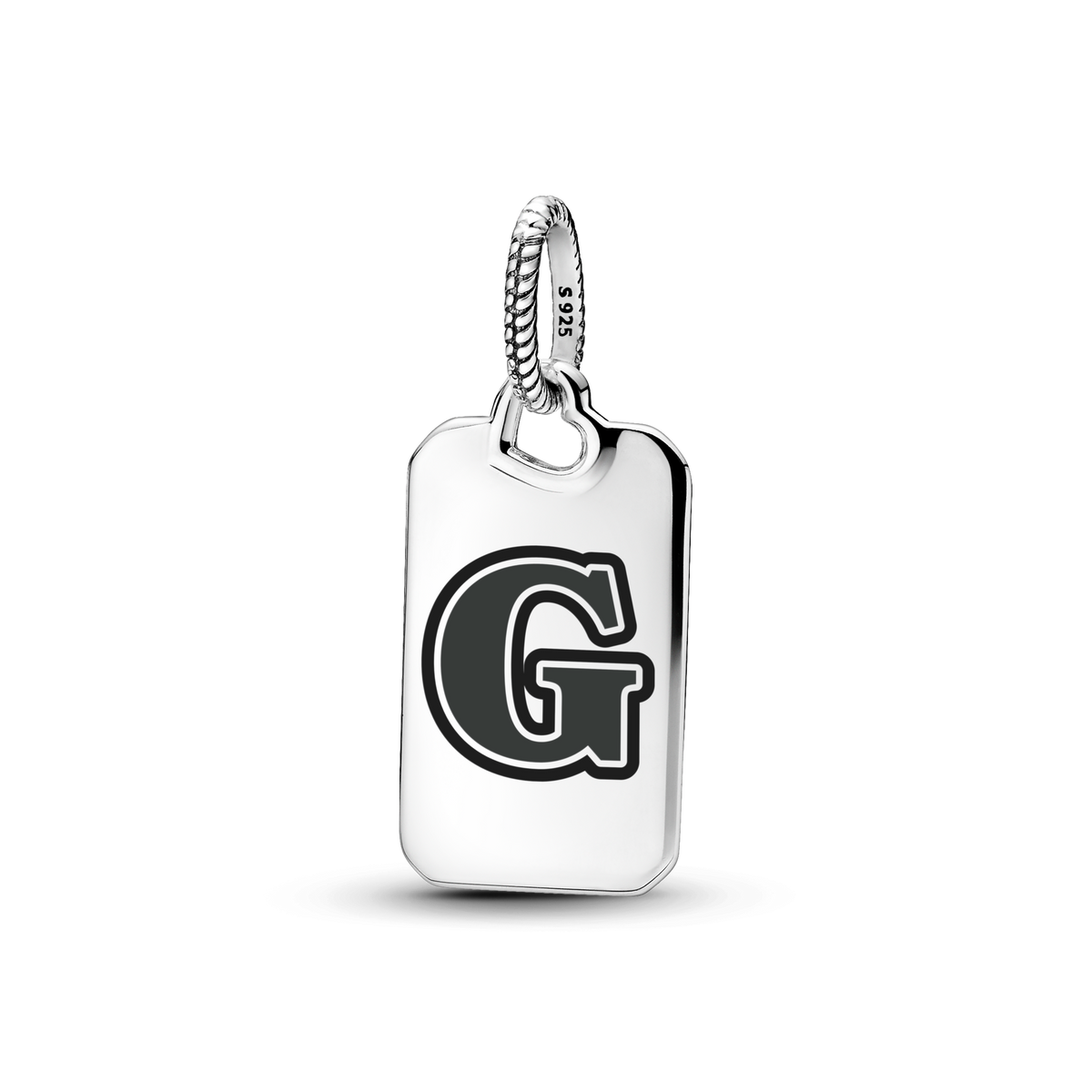 Letter G Rectangle Pendant