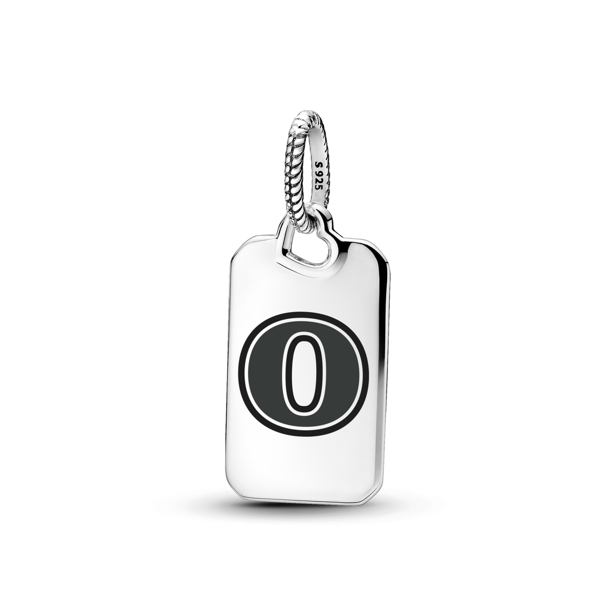 Letter O Rectangle Pendant