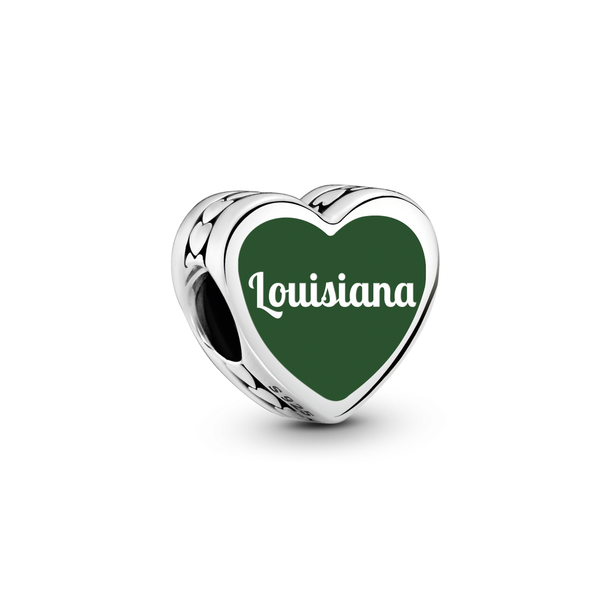Louisiana Heart Charm