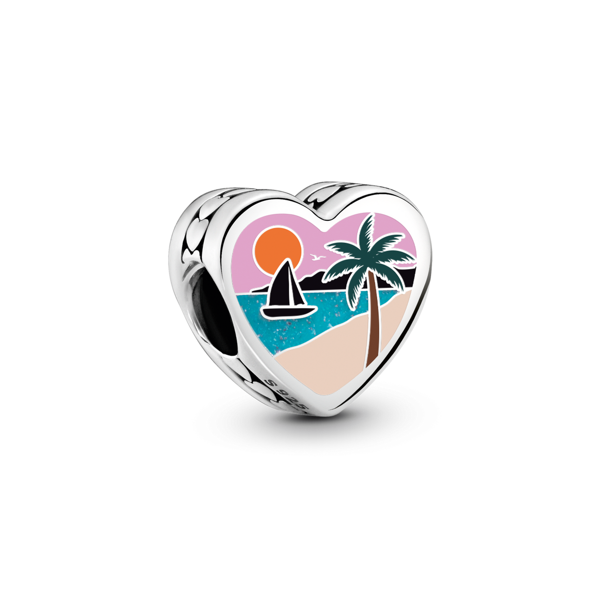Puerto Rico Heart Charm