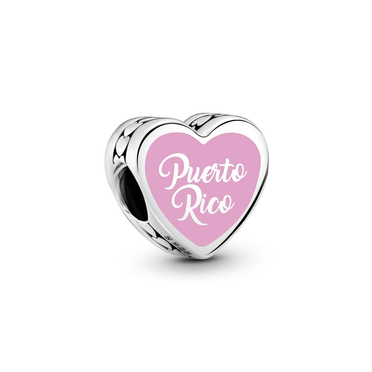Puerto Rico Heart Charm
