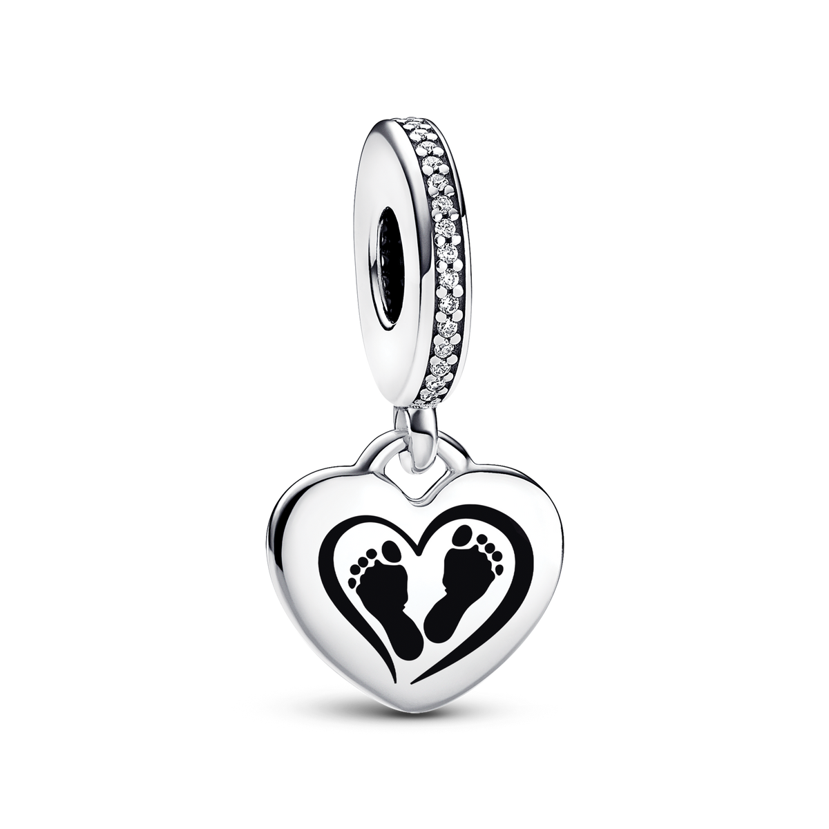 Footprint Dangle Charm