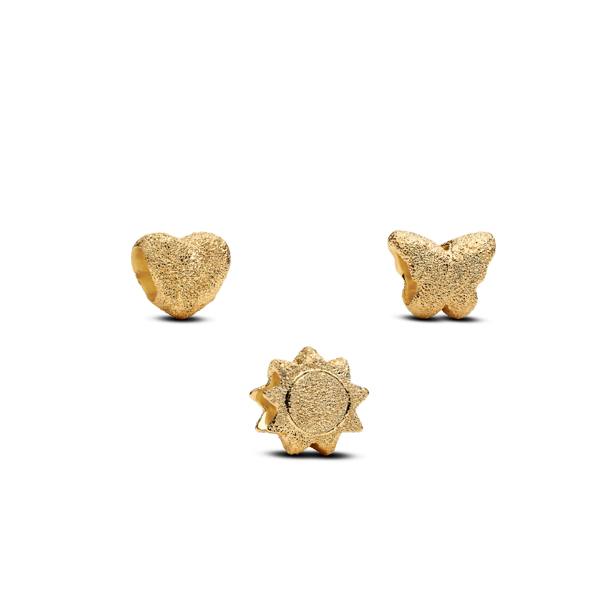 Golden Mini Charm Trio