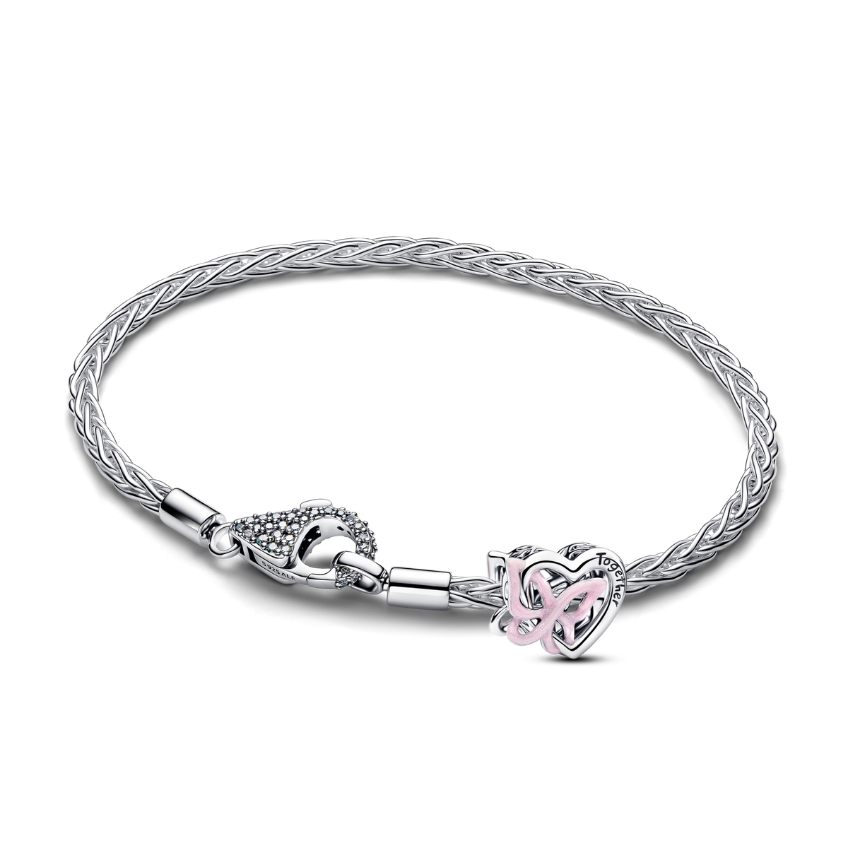 Entwined Heart and Butterfly Bracelet Gift Set