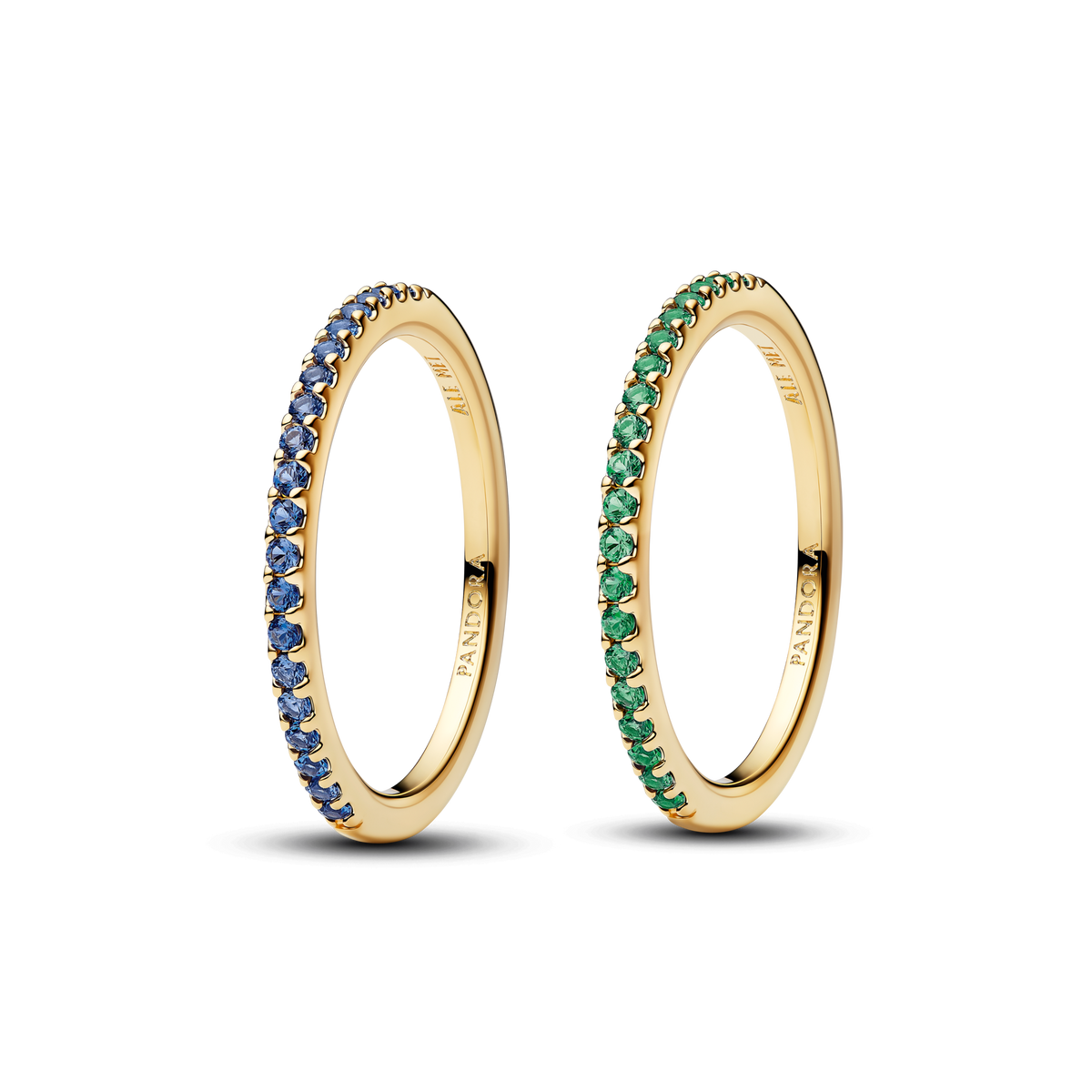 Gold Friendship Bands Ring Set