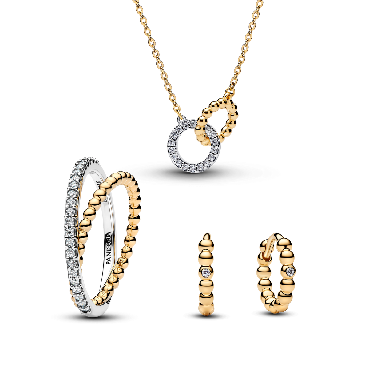 Crossover bead Jewelry Set