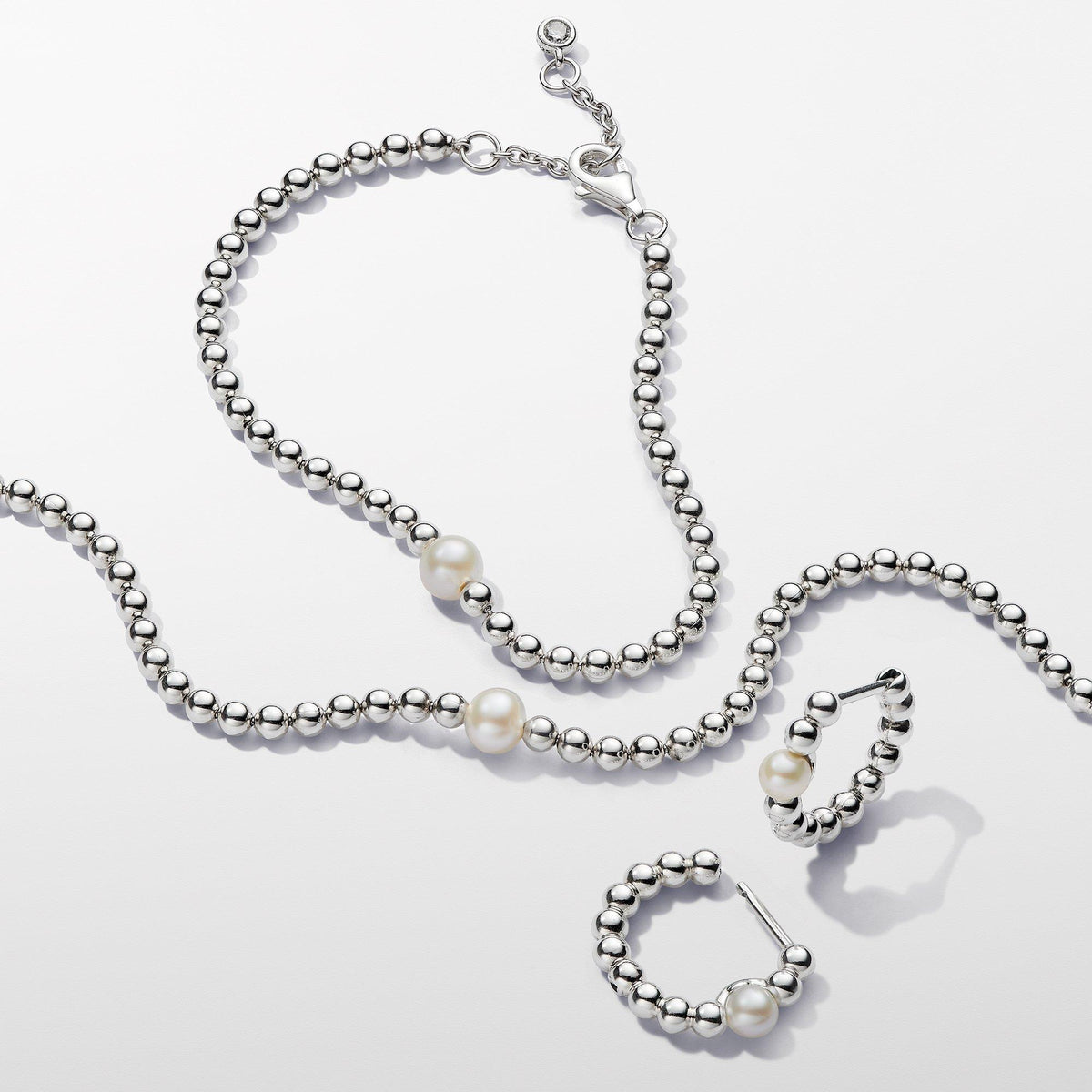 Treated Freshwater Cultured Pearl & Beads Bracelet