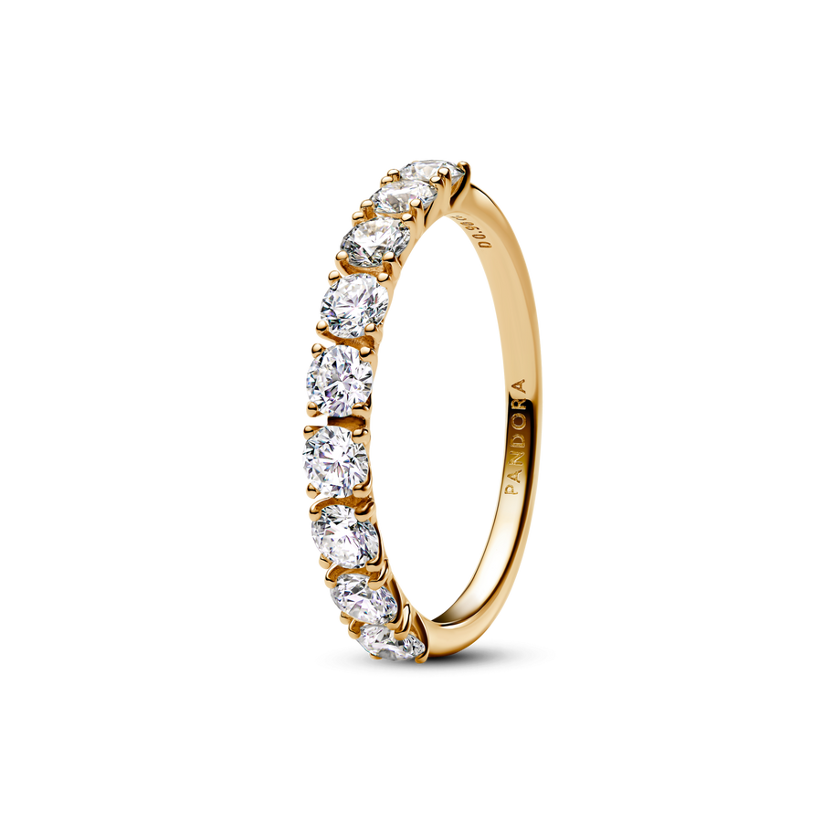 Pandora Era 14k Gold Lab-grown Diamond Half Eternity Band Ring
