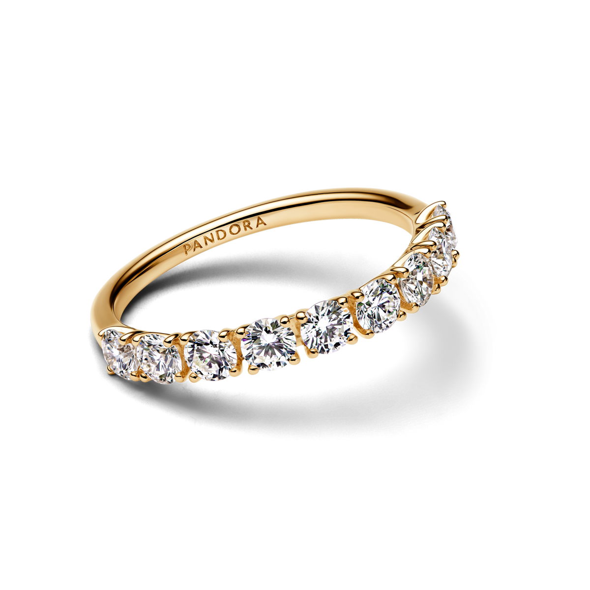 Pandora Era 14k Gold Lab-grown Diamond Half Eternity Band Ring