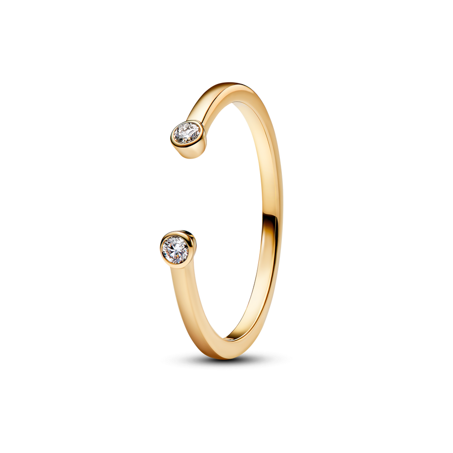 Pandora Era Bezel Lab-Grown Diamond Open Ring