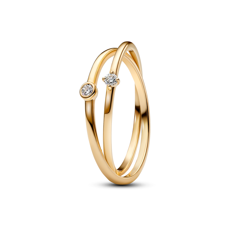Pandora Era Lab-Grown Diamond Crossover Ring