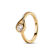 Pandora Infinite 14k Gold Lab-grown Diamond Ring