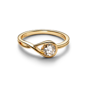 Pandora Infinite 14k Gold Lab-grown Diamond Ring