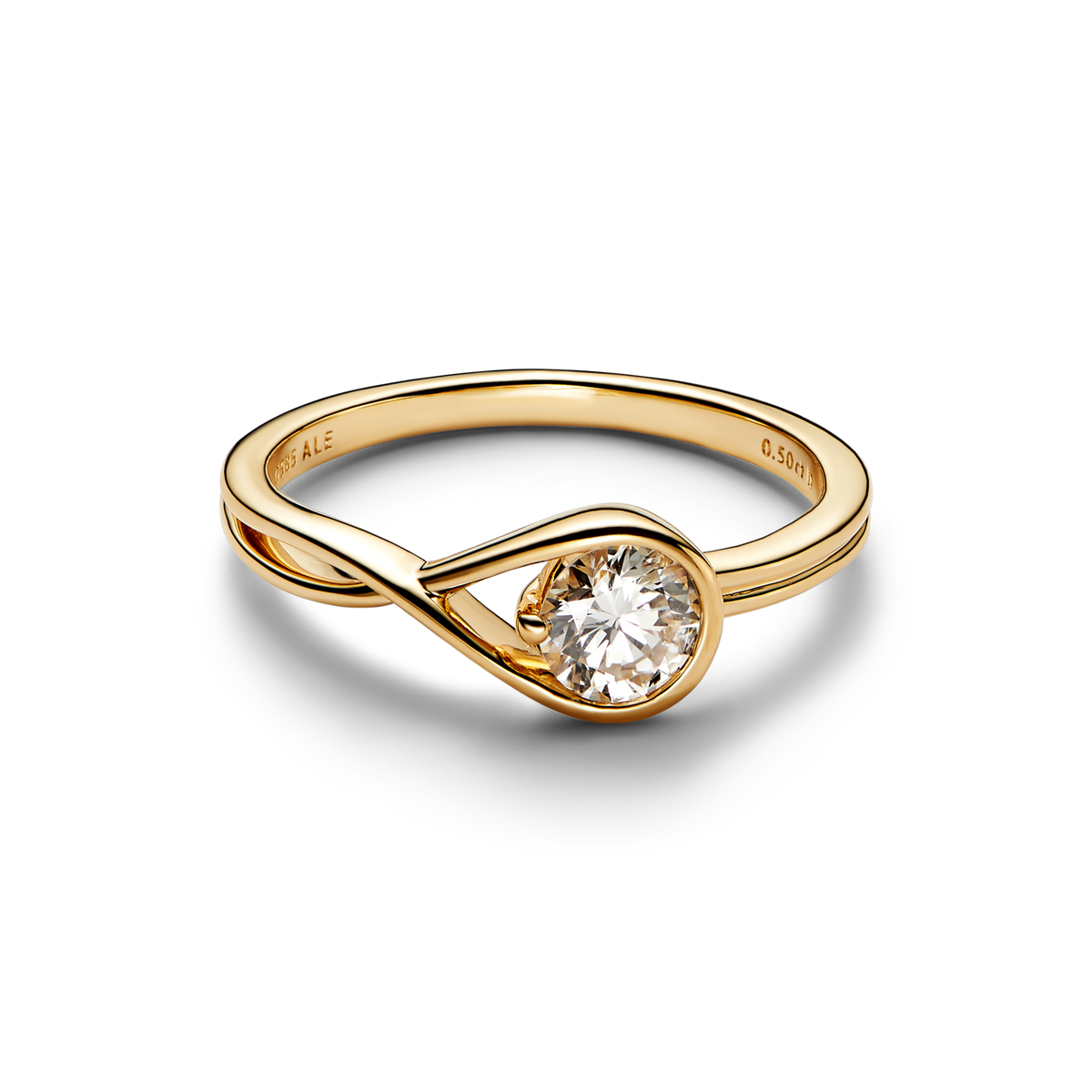 Pandora Infinite 14k Gold Lab-grown Diamond Ring