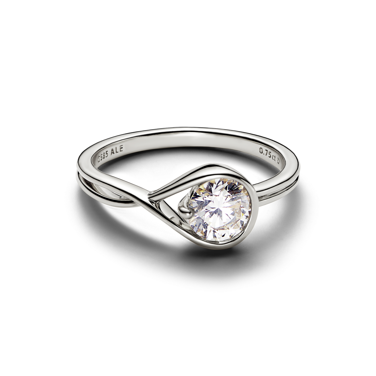 FINAL SALE - Pandora Infinite 14k White Gold Lab-grown Diamond Ring