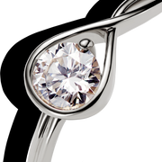FINAL SALE - Pandora Infinite 14k White Gold Lab-grown Diamond Ring