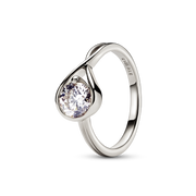 Pandora Infinite 14k White Gold Lab-grown Diamond Ring