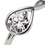 Pandora Infinite 14k White Gold Lab-grown Diamond Ring