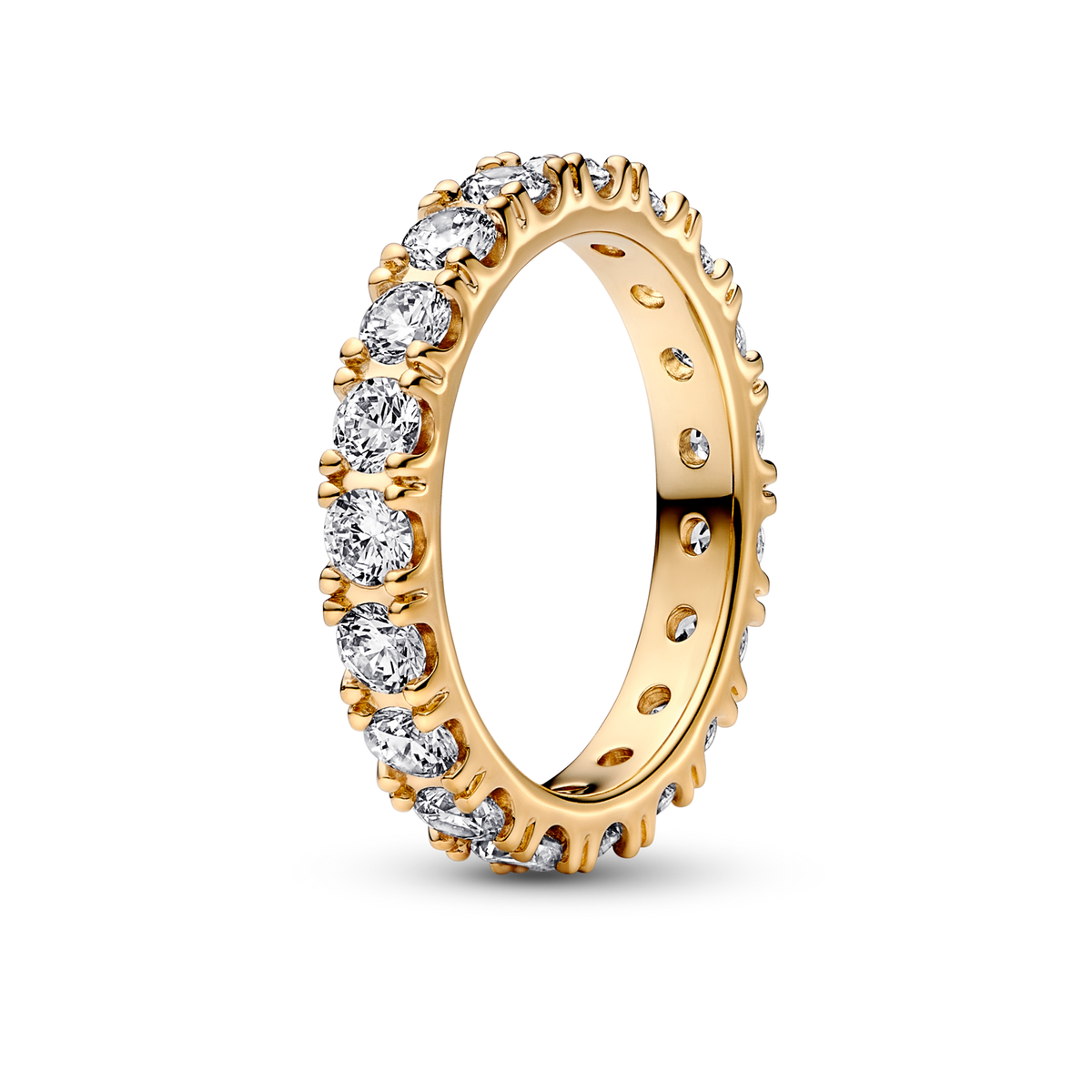 Sparkling Row Eternity Ring