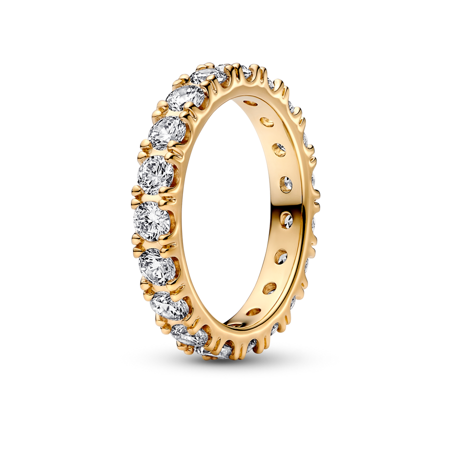Sparkling Row Eternity Ring