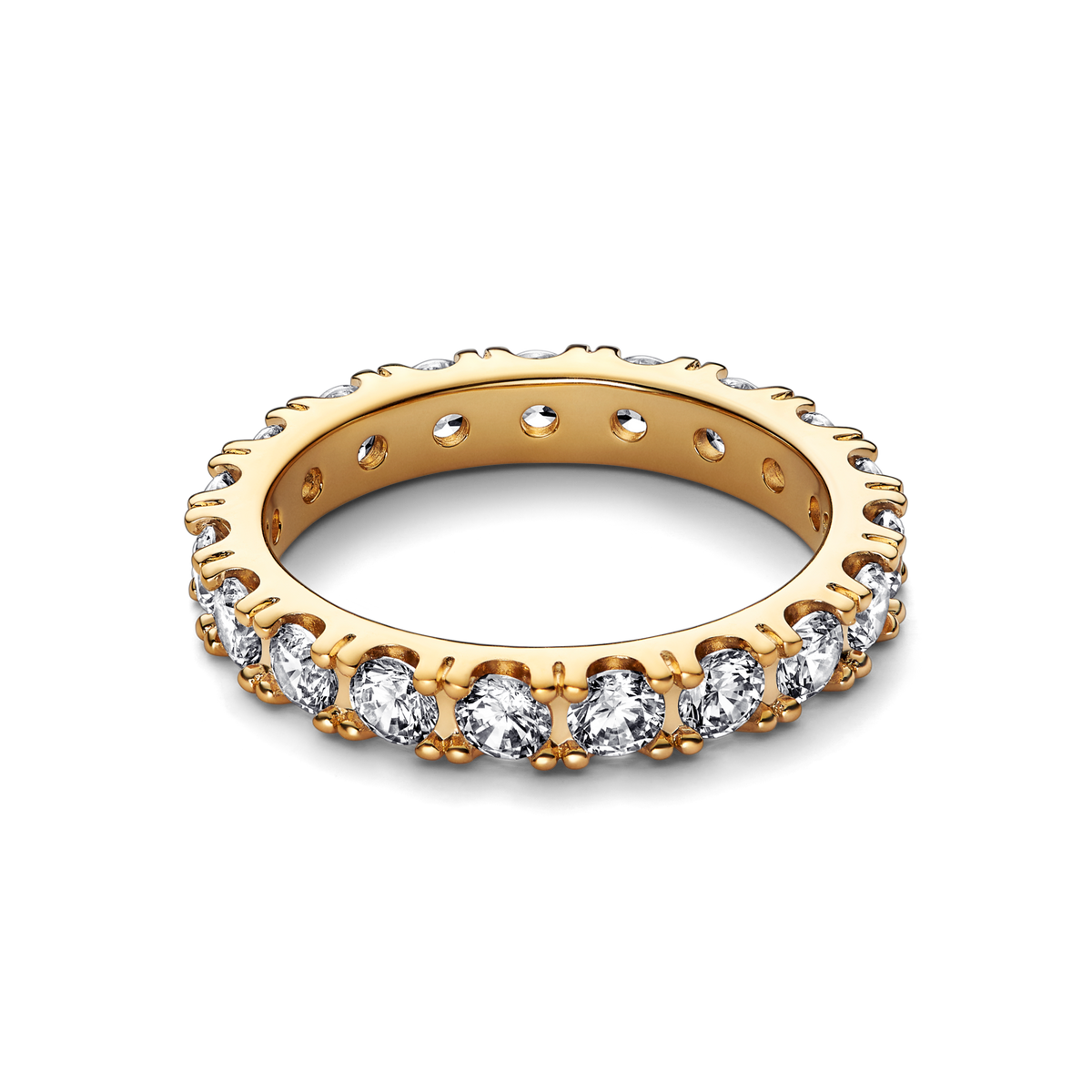 Sparkling Row Eternity Ring