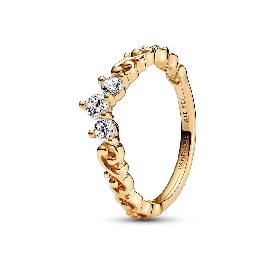 Regal Swirl Tiara Ring