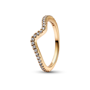 Sparkling Wave Ring