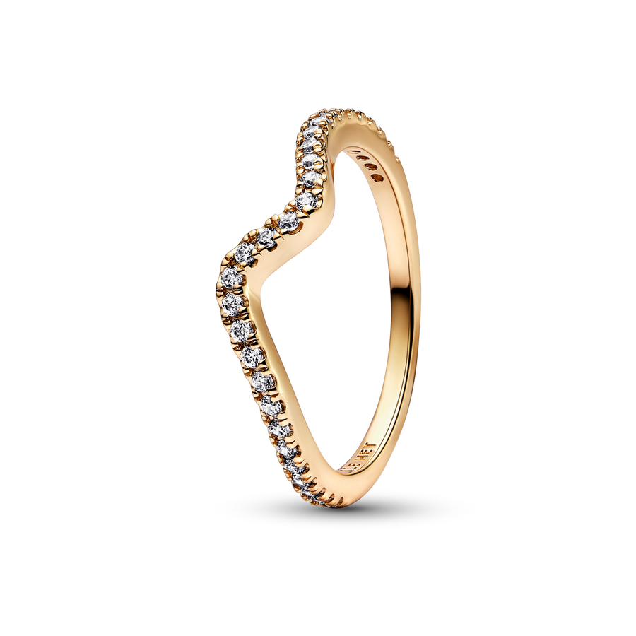 Sparkling Wave Ring
