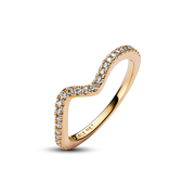 Sparkling Wave Ring