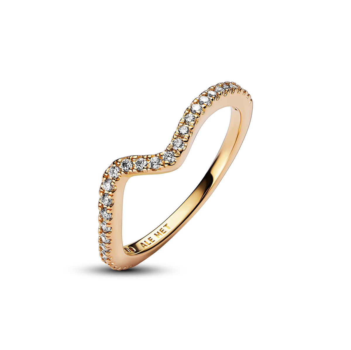 Sparkling Wave Ring