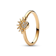 Celestial Sparkling Sun Ring