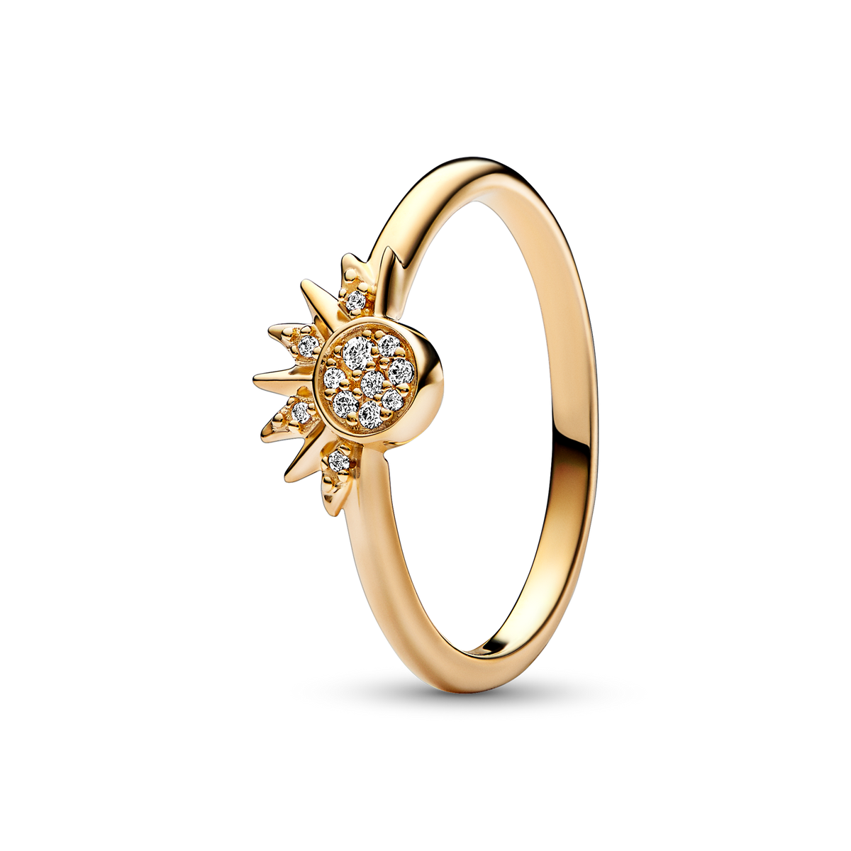 Celestial Sparkling Sun Ring